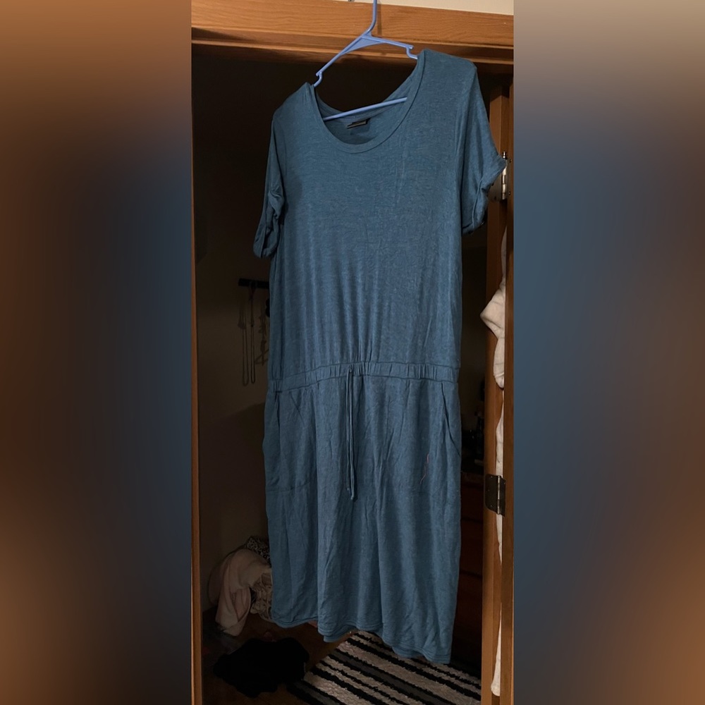 Teal dress